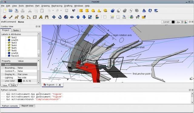 freeCAD - przykład